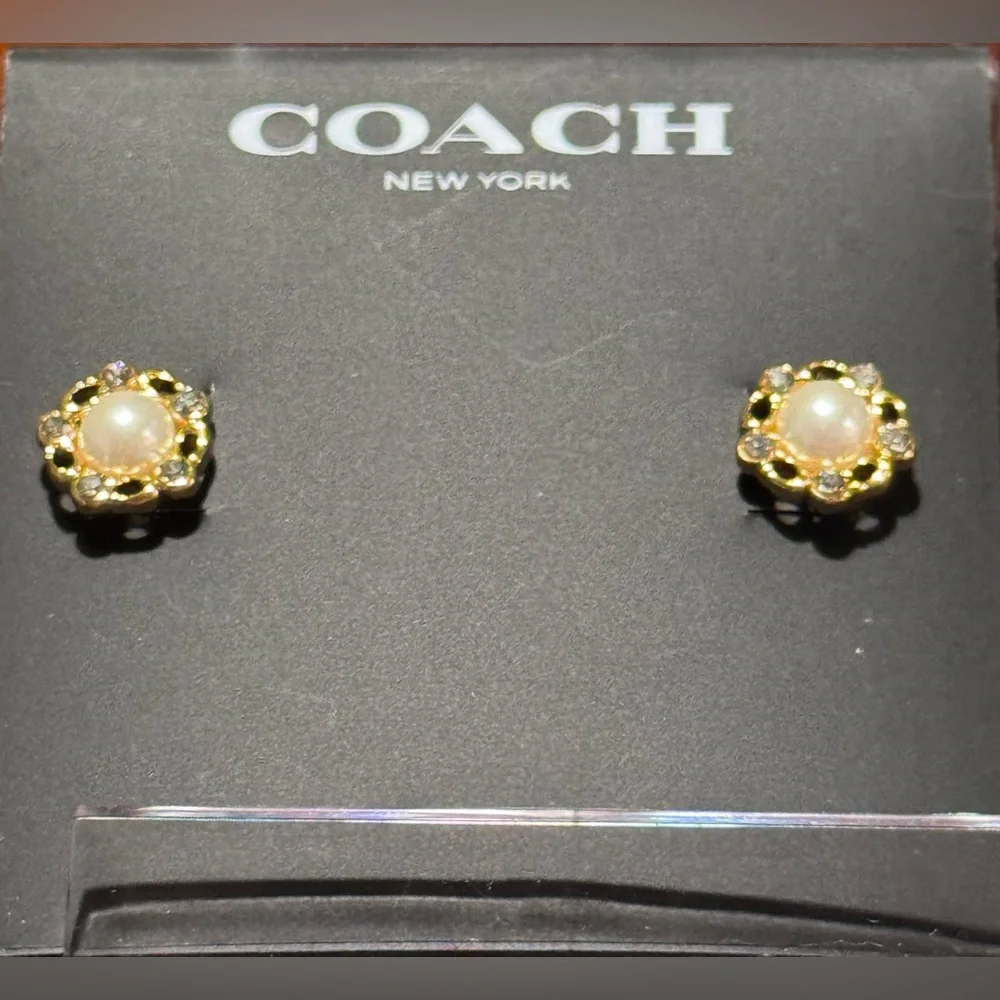 COACH earrings, NEW - Picture 8 of 8